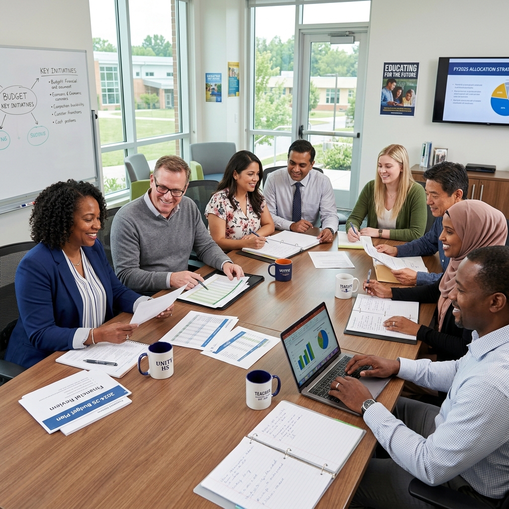 Educators collaborating and attending a workshop event
